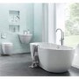 1550 x 750 Double Ended Freestanding Bath - Lisbon Range