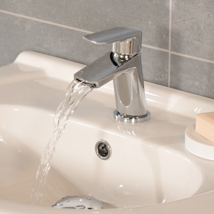 Voss Basin Waterfall Mixer Tap