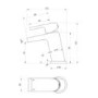 Voss Basin Waterfall Mixer Tap