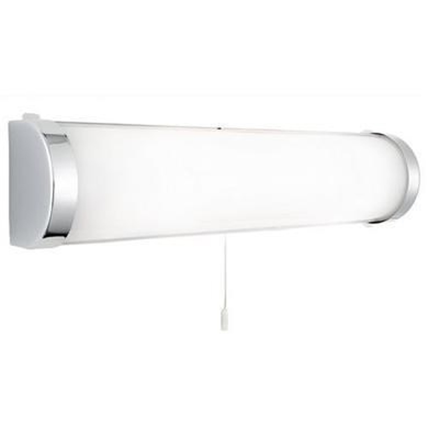 Chrome Bathroom Wall Light with Pull Cord BeBa_12150 Appliances Direct
