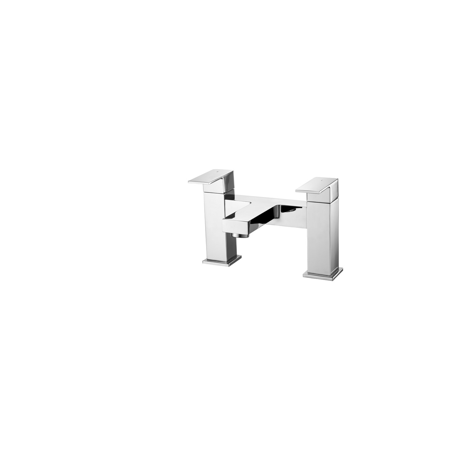 Chrome Bath Mixer Tap - Cube