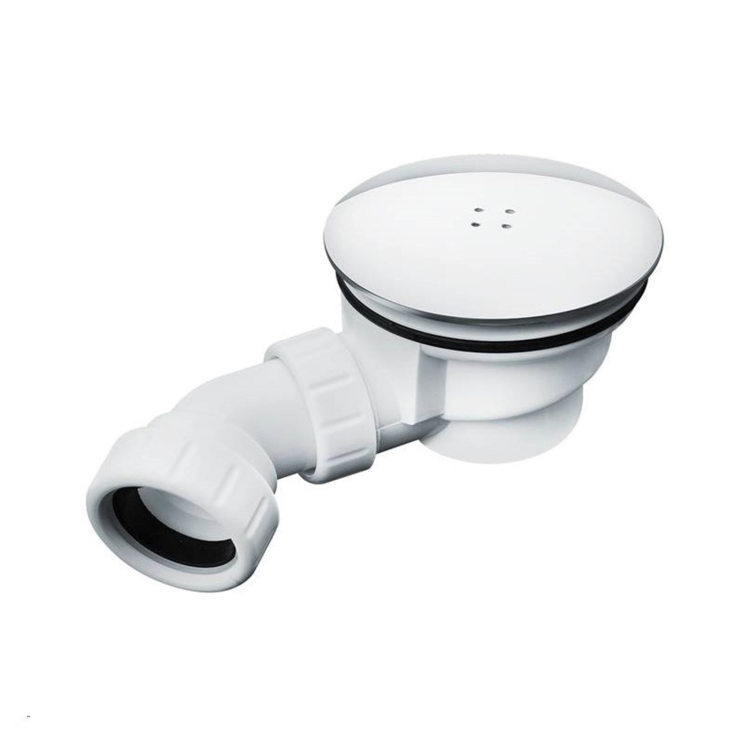 90mm High Flow Shower Tray Waste Chrome BeBa_12321 Appliances Direct