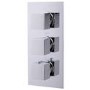 Concealed Triple Control Shower Valve with Diverter - EcoCube Range