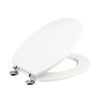GRADE A1 - Sit Tight Jackson White Moulded Wood Toilet Seat