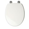 GRADE A1 - Sit Tight Jackson White Moulded Wood Toilet Seat