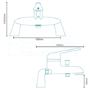 GRADE A2 - Alfa Bath Shower Mixer