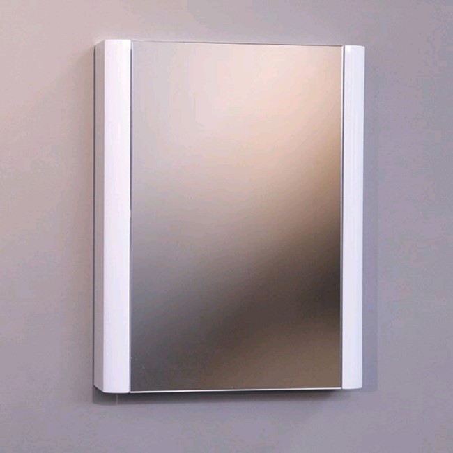 500mm Wall Hung Mirrored Cabinet - Single Door Unit - Voss Range