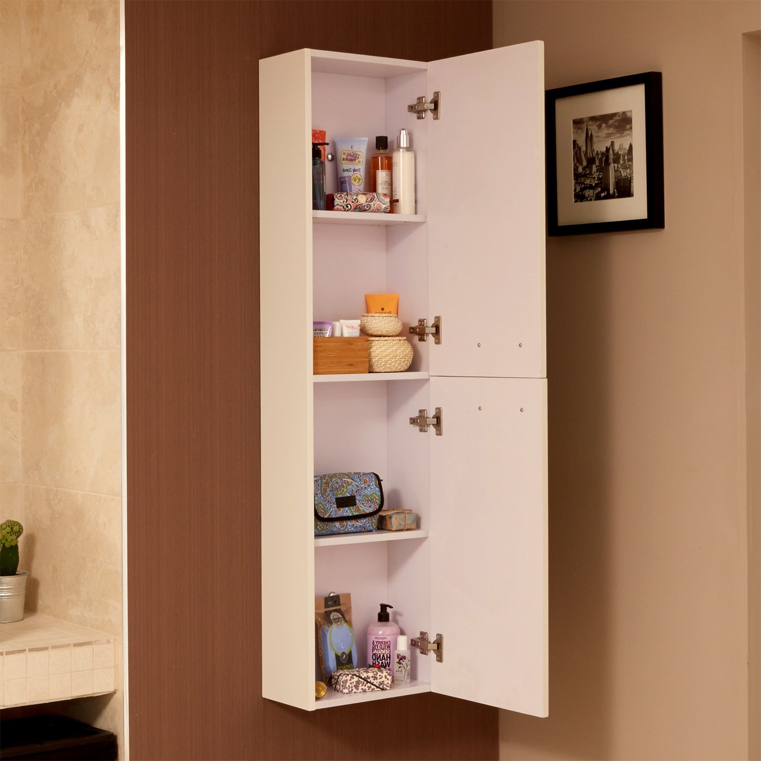Thin discount wall cabinet