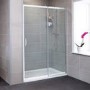 Sliding Shower Door 1200mm - 8mm Glass - Aquafloe Iris Range