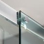 Sliding Shower Door 1200mm - 8mm Glass - Aquafloe Iris Range
