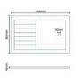 Ultralite 1400 x 800 Walk In Shower Tray