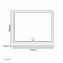 Rectangular Low Profile Shower Tray 1000 x 800mm - Slim Line