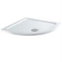 Stone Resin Low Profile Quadrant Shower Tray 1000 x 1000mm - Slim Line
