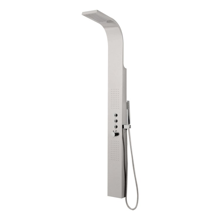 Catalina Mirrored Thermostatic Shower Tower Panel