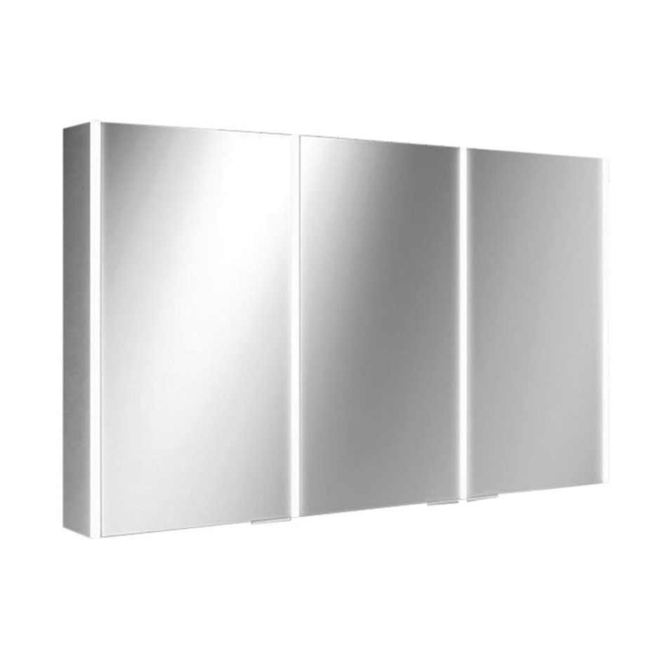 120mm Wall Hung Mirrored Cabinet Landscape 3 Door