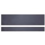 Windsor / Cuba / Aspen Grey 1600 Height Adjustable Panel with Plinth