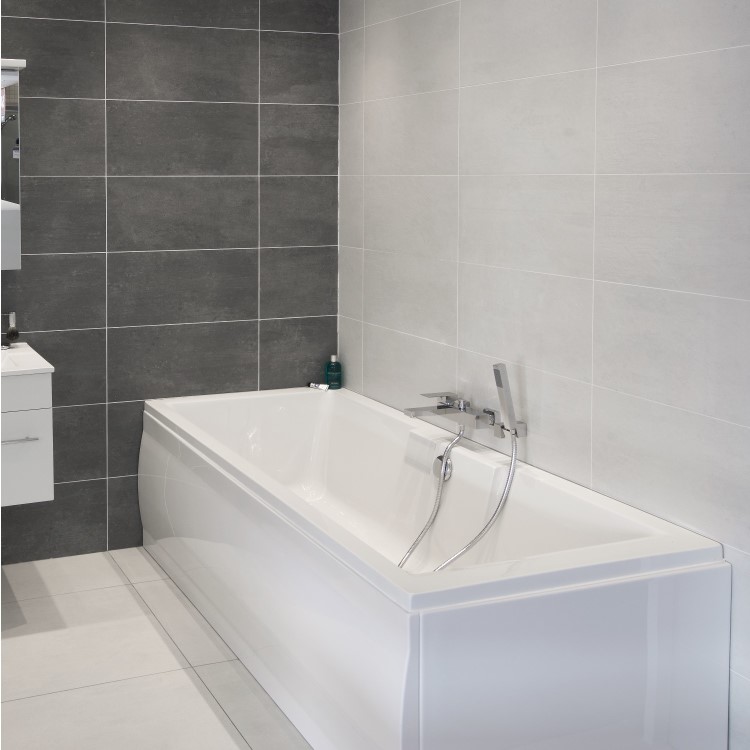 Cementi White Porcelain Wall/Floor Tile 