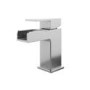 Chrome Waterfall Bath and Basin Tap Set - Quadra