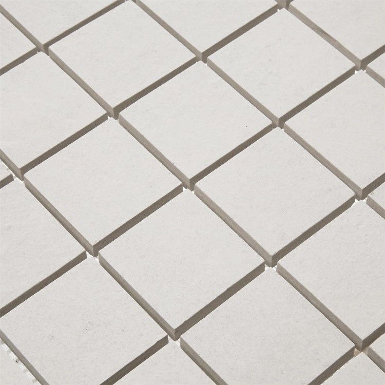 Cementi White Porcelain Wall/Floor Mosaic