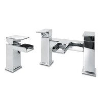 Waterfall Basin Mixer and Bath Filler Tap Pack Waterfall Basin Mixer and Bath Filler Tap Pack