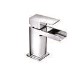 Chrome Cloakroom Mono Waterfall Basin Mixer Tap - Quadra