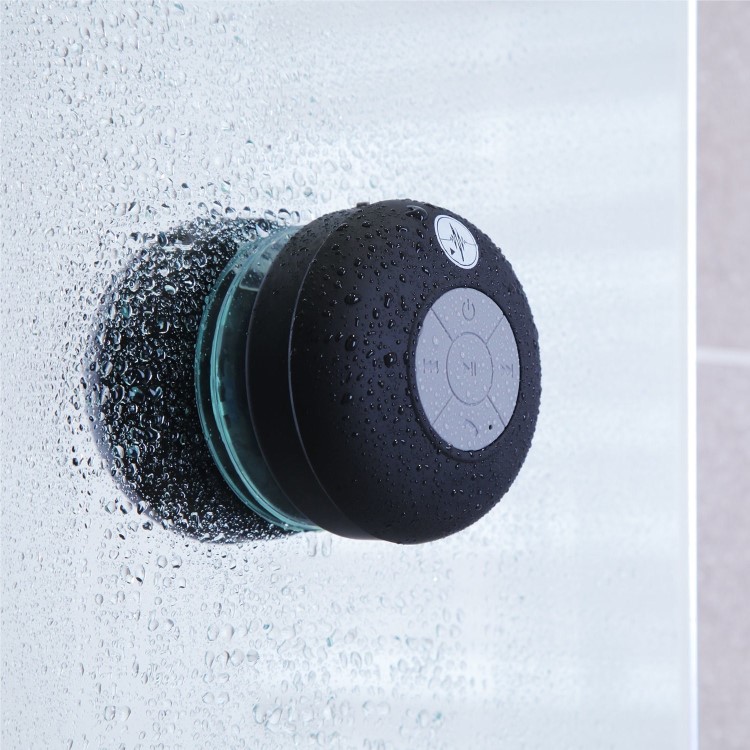 Black Bluetooth Splashproof Speaker