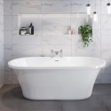 BeBa_16747 Freestanding Double Ended Bath 1670 x 730mm - Venice