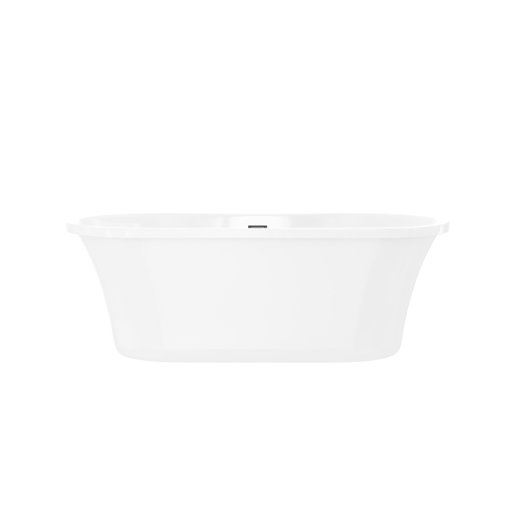 GRADE A1 - Venice Freestanding Bath Double Ended - 1670 x 730mm