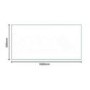 1000x500mm Large LED Mirror - Illuminated Landscape Bathroom Dream Range Mirror