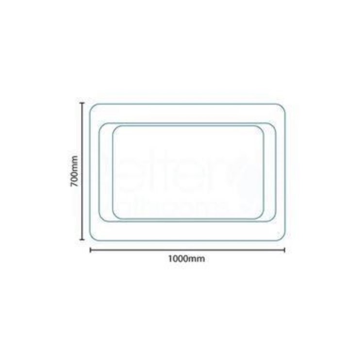 1000mm Illuminated Mirror - Dione Range