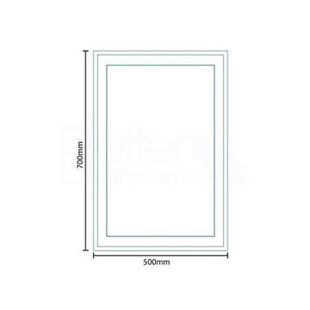 700 x 500 Bevelled Edge Mirror - Luxor Range