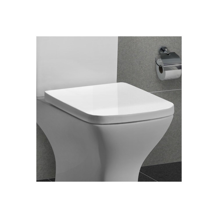 GRADE A1 - Soft Close Toilet Seat - Wrap around Design - Top Fixing - Austin Range
