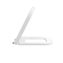 BeBa_17290 White Square Soft Close Toilet Seat - Austin
