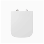 White Square Soft Close Toilet Seat - Austin