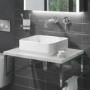 GRADE A1 - Augusta 360mm Matt White Countertop Basin