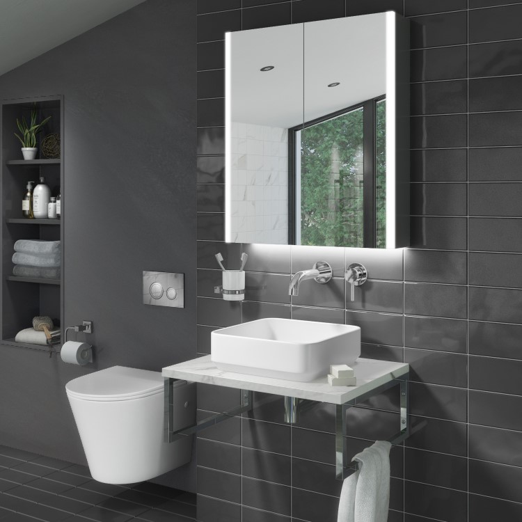 GRADE A1 - Augusta 360mm Matt White Countertop Basin