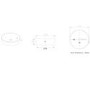 Round Countertop Basin 415mm - Arabella