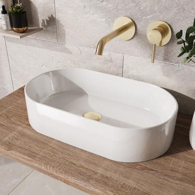 Round White Countertop Basin Tennessee Range Beba 17312