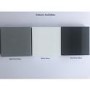 GRADE A2 - 500mm Dark Grey Gloss WC Toilet Unit - Portland