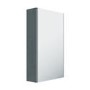 Light Grey Mirrored Wall Bathroom Cabinet 400 x 650mm - Portland
