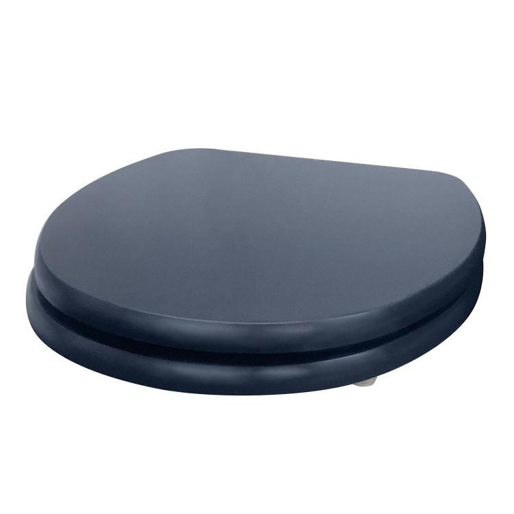 Nottingham Indigo Blue Toilet Seat for Close Coupled & Back to Wall Toilets