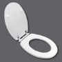 GRADE A1 - Nottingham White Soft Close Toilet Seat - High & Low Level Toilets