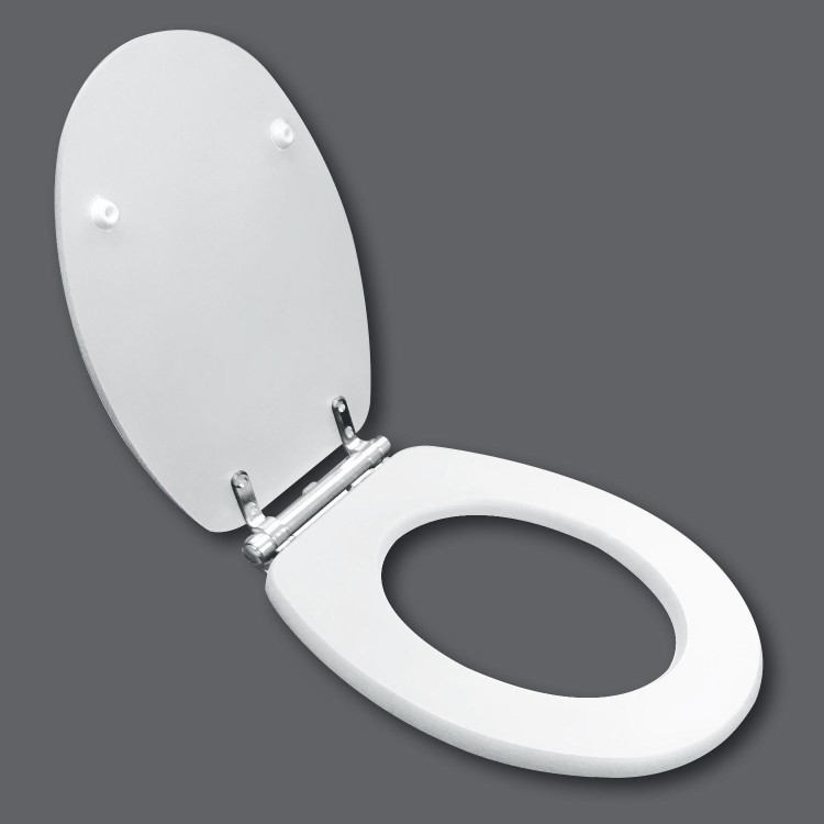GRADE A1 - Nottingham White Soft Close Toilet Seat - High & Low Level Toilets
