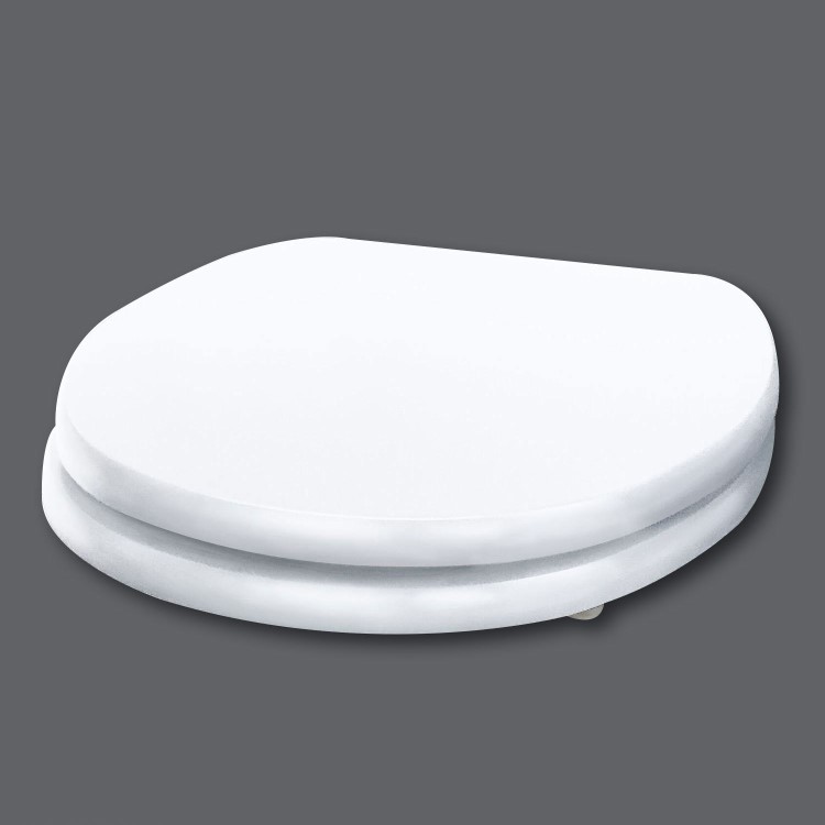 GRADE A1 - Nottingham White Soft Close Toilet Seat - High & Low Level Toilets