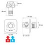 Mira Adept BIV Chrome Mixer Shower