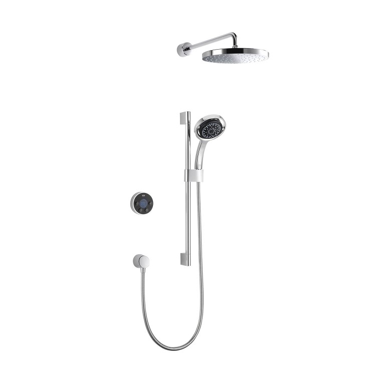 Mira Platinum Digital Mixer Shower Dual Outlet Pumped Rear-Fed - 1.1796.004