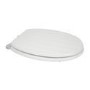 GRADE A1 - Flexi Fix Hayward White Toilet Seat