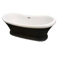 Capella Bronze Freestanding Double Ended Slipper Bath - L1700 x W740mm