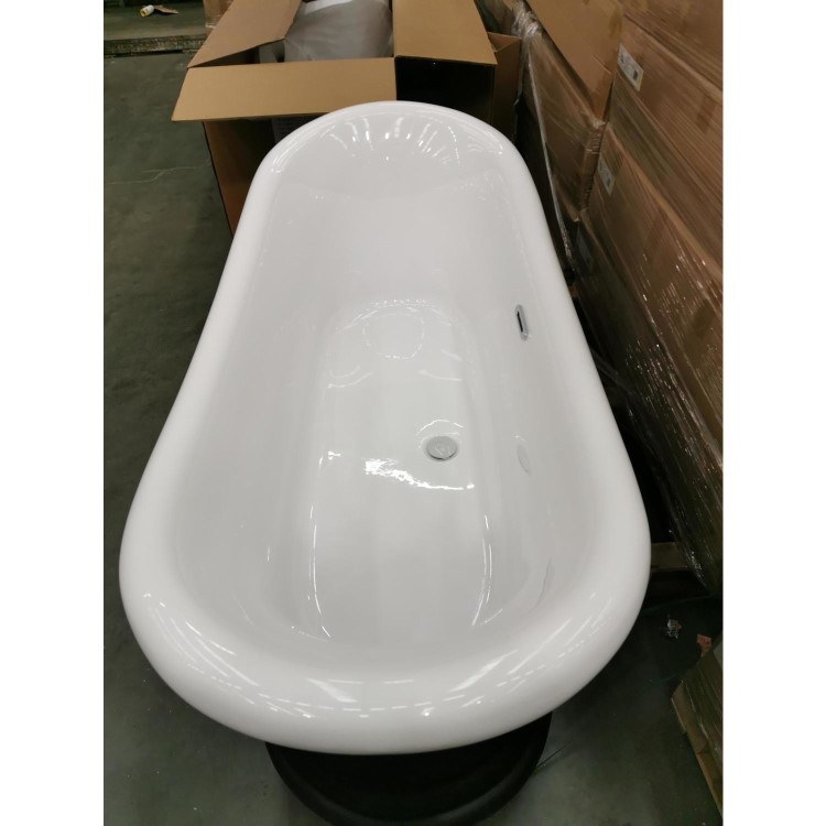 Capella Bronze Freestanding Double Ended Slipper Bath - L1700 x W740mm