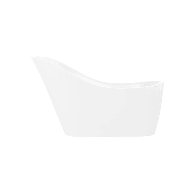 GRADE A2 - Newport Freestanding Bath Single Ended Slipper - 1530 x 715mm